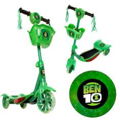 Imagem de Patinete Para Crianças Ben 10 Scooter 3 Rodas Brinquedo - Zein