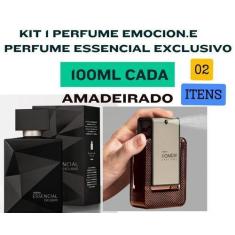 Imagem de Kit 1 perfume Essencial Exclusivo 100ML + 1 perfume Emocion.e 100ML (2