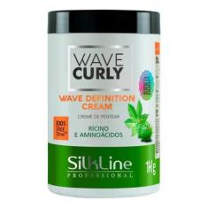 Imagem de Creme de Pentear Wave Cream Rícino Silkline 1Kg - Silk Line