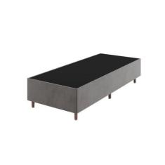 Imagem de Base Box Solteiro 37cm x 188cm x 88cm Treviso Liso Grafite - Viero