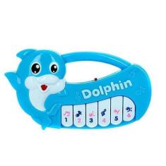 Imagem de Tecladinho Dos Golfinhos Piano Musical Infantil Azul- Wellkids  - WELL