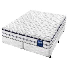 Imagem de Cama Box Queen Size AmericanFlex Topázio Gel com Pillow Top e Molas Ensacadas 67x158x198cm	