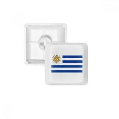 Imagem de OFFbb Uruguai Nacionais América do Sul bandeira do país pbt nomes de teclas de teclado mecânico branco OEM não marcado imprimir