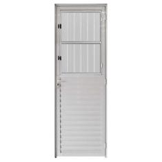 Imagem de Porta De Alum nio Branco De Entrada Social Hale Esquadrias -