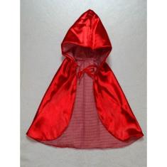 Imagem de Fantasia Feminina Capa Chapeuzinho Vermelho Adulto e Infantil Capuz