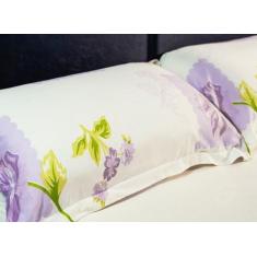 Imagem de Jogo De Lençol Casal Padrão Em Malha 100 % Algodão 3 Peças - Enxovais