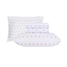 Imagem de Jogo De Cama Queen Sultan 180F Sonhare Prata Poá Fendi