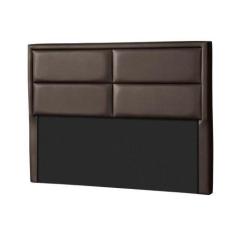 Imagem de Painel de Cama Box Estofada King New York Courano Marrom - Probel