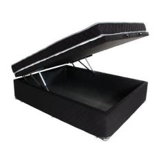 Imagem de Conjunto Colchão Casal D33 Antialérgico + Cama Box Baú Microfibra BF C