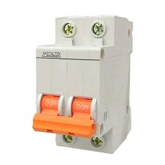 Imagem de Mini Disjuntor C Bipolar 10A Metaltex