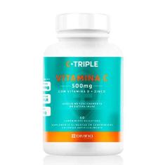 Imagem de Sundown Naturals C-Triple - Vitamina C 500Mg + Zinco 5Mg + Vitamina D 200Ui X 30 Comprimidos