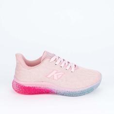 Imagem de Tênis Infantil Feminino Sola Illusion Preto, Pink-Feminino