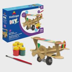 Imagem de Diy quebra-cabecas 3D aviao para pintura