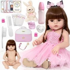 Imagem de Boneca Reborn Bebê Realista Menina Bailarina Lindos Itens - Cegonha Re
