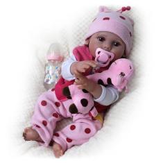Imagem de Boneca Reborn Baby Doll CHAREX Lucy, vinil completo, 45 cm, impermeável