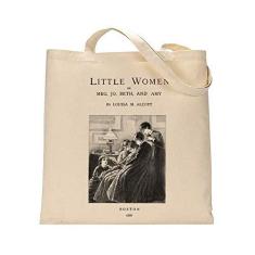 Imagem de Universal Zone Sacola literária. Bolsa com design de livro. Bolsa para livros. Bolsa de biblioteca. Bolsa de mercado, Bege, One Size