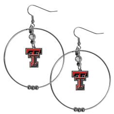 Imagem de Brincos de argola Siskiyou NCAA, 5 cm, Team Color, One Size
