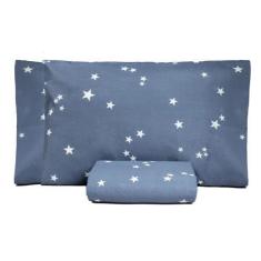 Imagem de Jogo De Lençol Queen 3 Peças Sem Elastico Algodão 150 Fios - Lenny Enx