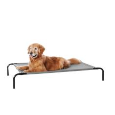 Imagem de Cama para cães com resfriamento elevado Amazon Basics para cães grandes, cinza