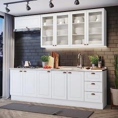 Imagem de Cozinha Compacta Com Balcão Para Cooktop 6 Peças Amy Casa 812