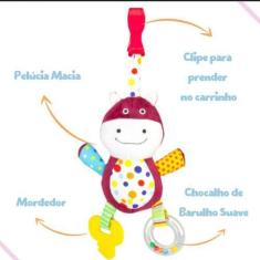 Imagem de Móbile Carrinho Bebê Conforto Chocalho Pimpolho Pelúcia Baby - Mundo D