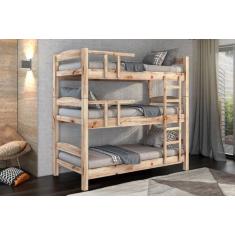 Imagem de Treliche Madeira Maciça Sem Pintura - Mundo Das Beliches