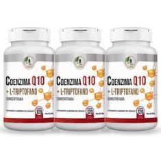 Imagem de Kit C/3 Coenzima Q10 + L- Triptofano Concentrada - Fits Life