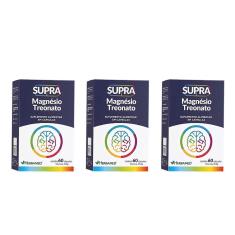 Imagem de Kit 3 Supra Magnesio Treonato 60 Cápsulas. Herbamed