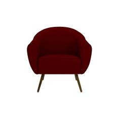 Imagem de Poltrona Decorativa Sacha Veludo Vinho