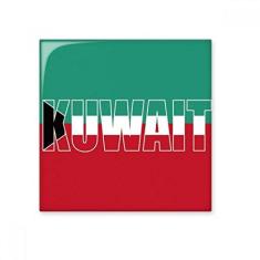 Imagem de Decalque brilhante de ejo de cerâmica com nome da bandeira do Kuwait