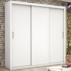 Imagem de Guarda-roupa Bahia Sem Espelho Branco Carioca Móveis Branco