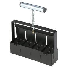 Imagem de Hosioe Bloqueador de solo portátil de 2 polegadas fabricante de bloco de solo Ferramenta de bloqueio de solo com Dibbles Dibbers para preparação de jardim