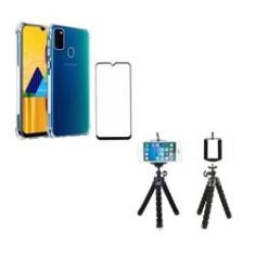 Imagem de Kit Tripé para Samsung Galaxy S10 Lite + Capa + Película Vidro 3D