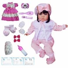 Boneca Bebe Reborn Barato Super Barata - Chic Outlet - Economize