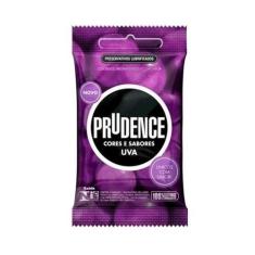 Imagem de Preservativo Camisinha Prudence Uva Com 3 Unidades