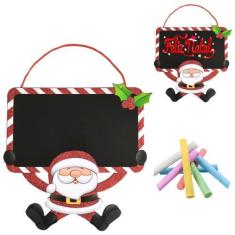 Imagem de Quadro Enfeite Decoração de Natal Lousa Porta Recados Parede - Inter, 