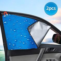 Imagem de Aokway Protetor solar para janela de carro, para-sol, para-sol lateral do motorista, 2 peçasaokway  AKW-17