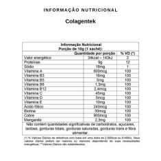 Imagem de Kit 3 Colágeno Hidrolisado Colagentek - Vitafor - 30 Sachês