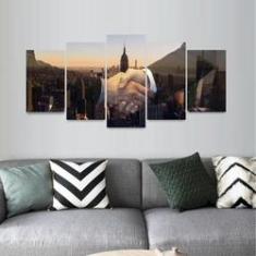 Imagem de Quadro decorativo Para Escritórios Mundo Dos Negócios