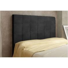 Imagem de Cabeceira Veneza Cama Box Solteiro 100 cm Suede  D'Rossi