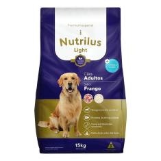 Imagem de Ração Seca Nutrilus Light Frango Para Cães Adultos Raças Médias E Grandes - 15 Kg