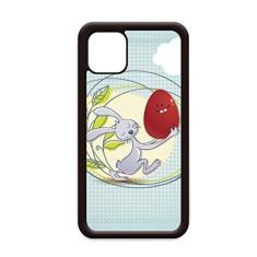 Imagem de Capa Happy Easter Festival de folhas de coelho para iPhone 12 Pro Max para Apple Mini Mobile Case Shell
