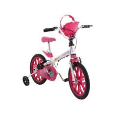 Imagem de Bicicleta Infantil Aro 16 Bandeirantes Sweet - Flower com Rodinhas