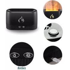 Imagem de Umidificador Ar Aromatizador Purificador Portátil Led 250ml compacto e