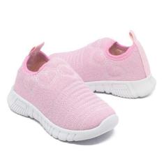 Imagem de Tenis Slip On Feminino Calce Facil Conforto - Beanna Calçados, Rosa, 3