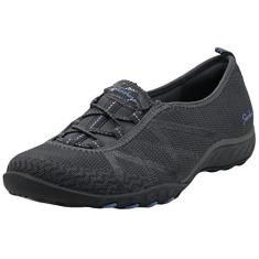 Imagem de Skechers Sapatilha Mary Jane feminina Breathe-Easy-A-Look, Carvão, 38