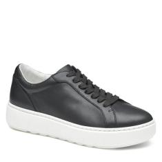 Imagem de Johnston & Murphy Tênis feminino Cammie com cadarço, Preto, 35