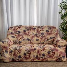 Imagem de Capa De Sofá Elastex Premium 3 Lugares Boho