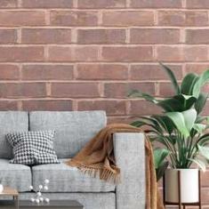 Imagem de Papel de Parede Adesivo Tijolo Comércio N02176 Rolo de 0,58x3,00M