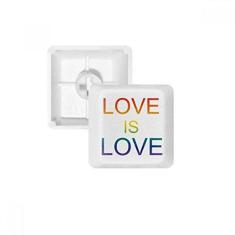Imagem de LGBT Rainbow Flag Love is Love Keycap Teclado mecânico PBT Gaming Upgrade Kit